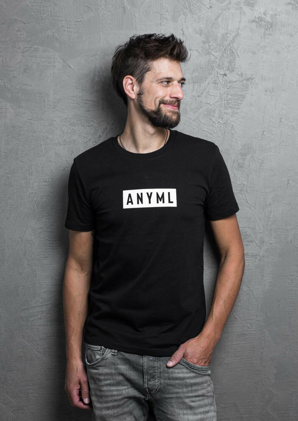 ANYML Shirt - Logo Black 1