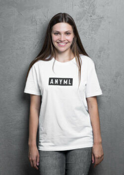 ANYML Shirt - Logo White 1